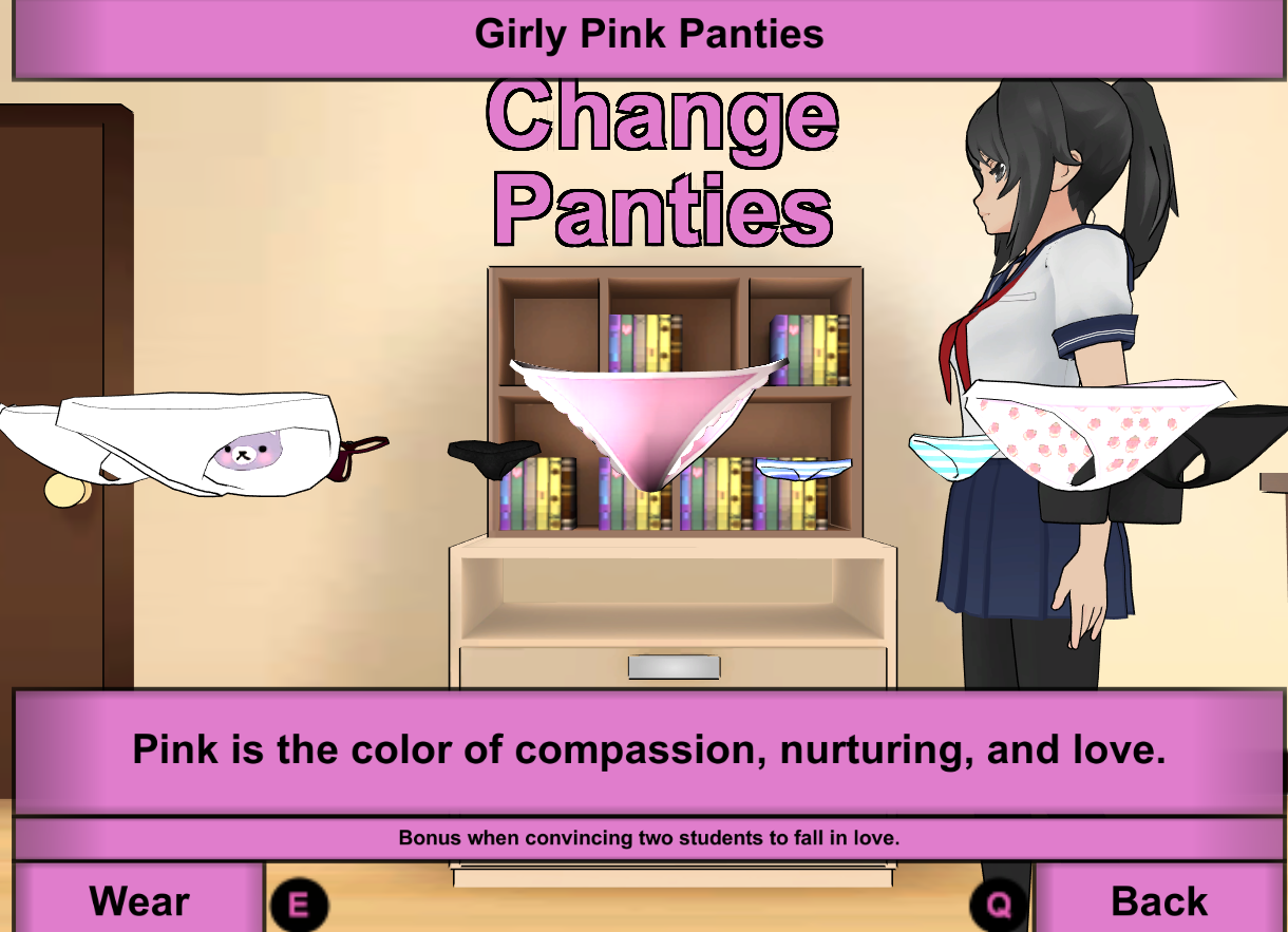 パンティー Lovesick Yandere Simulator ヤンデレシミュレーター日本語 Wiki