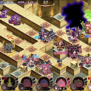 17審別版。伏見を無理やり広げて左の蔵前をカバーする方法。こちらの方が気力的には楽。火力減るのでWなむなむでカバー、絢爛猫で気稼ぎ。小早川計略の切れ目に注意、まずそうなときは伏見計略で象をバック。