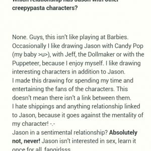 jasonの作者さんだと思われるコメント２