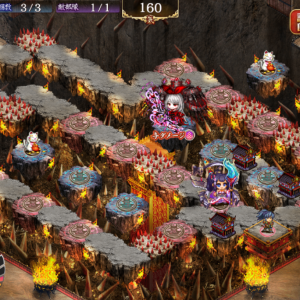 絢爛ひこにゃんとダノター置いたらほぼ終了。右のゴリラ処理したらあとはオートで全部死ぬ