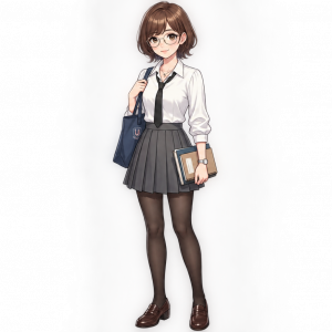 長らく姿が非公開だった『陣原美香』を制作しました。
【性別】♀
【誕生日】12月5日
【年齢】20歳