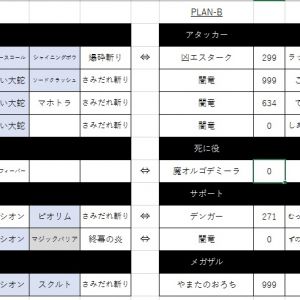 育成メンバーの選定についてアドバイスをお願いします。現在デンガー中心と闇竜中心の2パターンで迷っています。青塗の特技は伝授待ち（素材確保済み）でグレーは素材未確保です。異界と連盟が主でBSはあまり重視していません。特技の入れ替え含めアドバイスをお願いします。