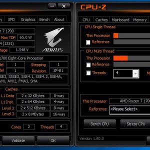 Ryzen7@4.15GHz 2C4T