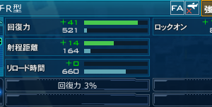 連投スマン＆分かりづらいが回復力3％　意外と表にない値多くて困る。あともう一個あります