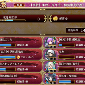 ボロクソ言いまくったけど楽しかったよ、でもキャラ買っていいタイム狙える状況になってからだね、350秒基準のやつが試行錯誤で数秒縮めようとおもわないでしょ、そういう意味で地獄、武神より敷居高い、参加券ないやつにはマジで虚無イベ、しかしインフレ、今のままじゃ普通に糞ゲー
