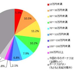 支給なしが全体の4割