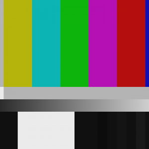 フロントのテレビの話で思い出した。
実は俺、深夜のカラーバーの音が苦手。
隣の部屋から聞こえるとゾッとする。