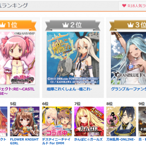 まどマギ人気ランキングもゲーム開始ランキングも１位じゃん！コラボの力ってすげー！