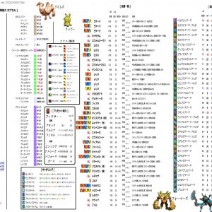 手元に置いておくと便利になる画像作りました。自由に使ってください。皆様が快適にプレイできますように…