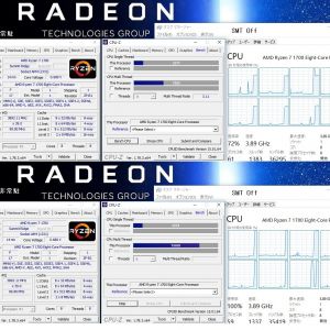 SMT有りで電圧を盛らずに常用できるのは「3.75GHz」でした。SMT無しで3.9GHz駆動時のFRAPS有無バックデータになります。この後4GHzで動かす予定があるので電圧は1.4Vまで盛っています。物理8コア４GHｚでガンオンは会敵に動けるのか検証準備中。