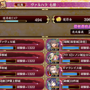 このレベルをクリアできた。シノン城とロシュ城が強すぎる。