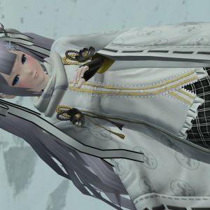 今年の雪ミクっぽいコーデ