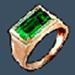 エメラルドの丈夫なアミュレット-crop