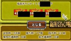 自分はいきバイ持ち神竜の系統斬りとメタスラ＆メタキン(おうえん愛)で早い段階でポイントが出たのでそういうものだと思ってました。先ほど確認してきましたが、1戦あたり3～4万ちょい程度って感じでそれだけだと厳しい印象を受けました。TVみながらやっていたのでどういう感じで出たかはわかりませんが、6万弱ってのは(恐らく)相手のメガザルが混じっていたため出たものだと思います。紛らわしいコメントをしてスミマセンでした。