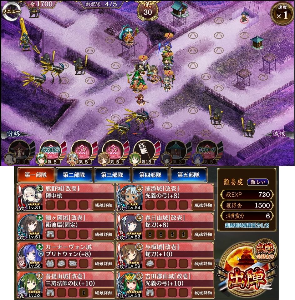 金騎馬4が最大の敵