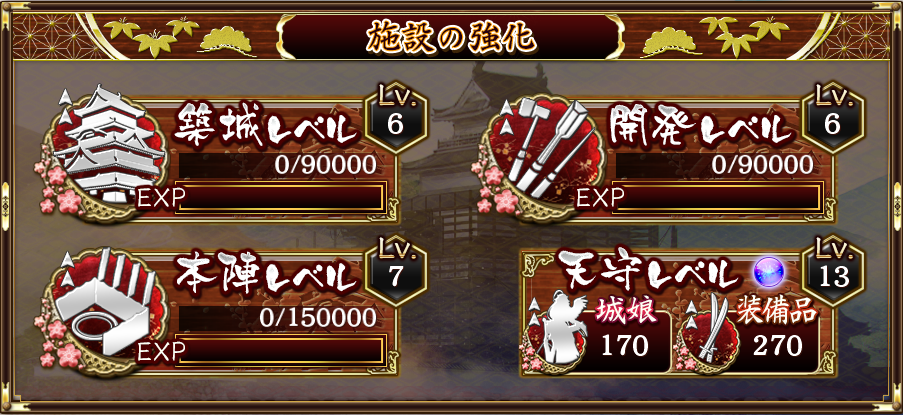 LV7から8への経験値確認用