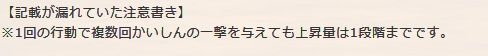 テンションアップ制限なくなる(何段階も上がる）のにこれ書いた意味がわからないだけど･･･