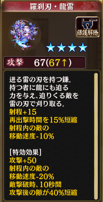 将星兜娘パック【[[上杉謙信]]】に付いてくる鎌