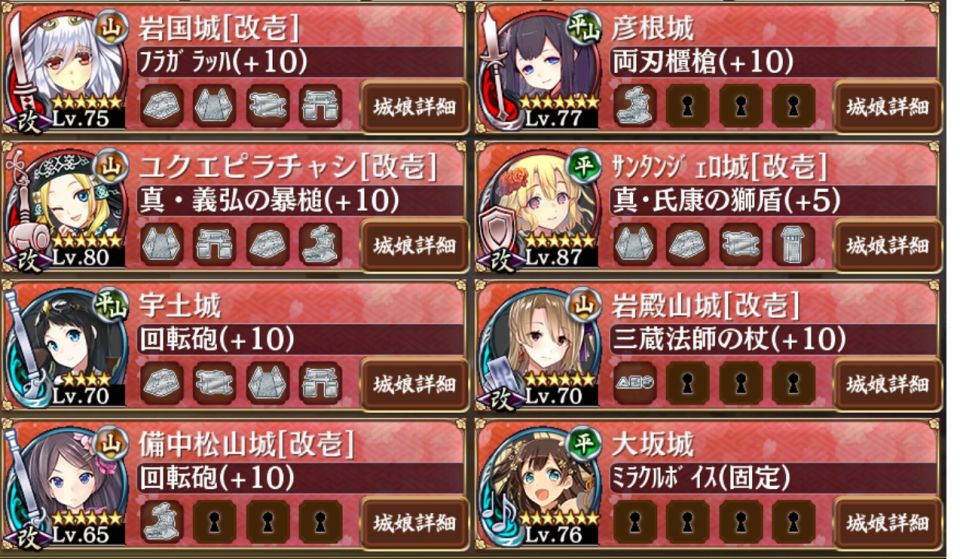 拈華微笑の釣り野伏　絶弐　挑戦編成