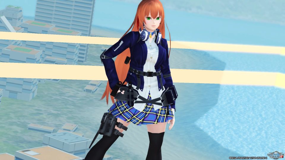 コンバットジャケットが制服系に合うと思います。別キャラでも[[一枚>http://mmoloda.com/pso2/image.php?id=128515]]。