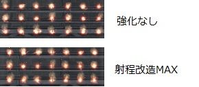 横幅で現れる掃射が顕著だね