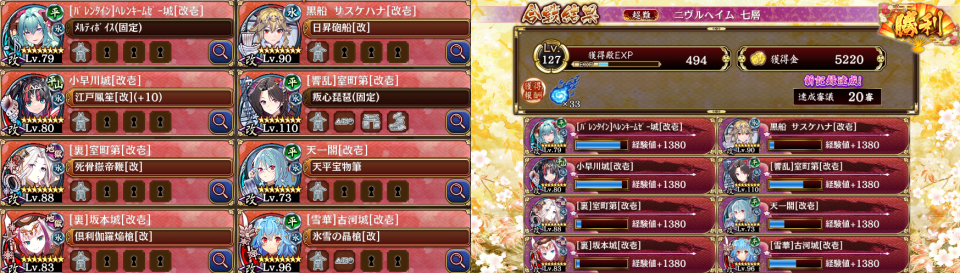２０審クリアしました。豪華メンバーで挑んだら途中から３倍速しちゃった