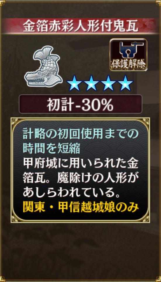 金箔赤彩人形付鬼瓦　「謹賀新年セット(2021)[松]」特典