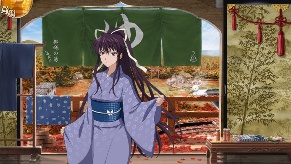 これも偶然だが、温泉と全く関係無いのに、違和感無くハマった。誰？って人の為に説明。「神裂　火織」（とある魔術～コラボより）。