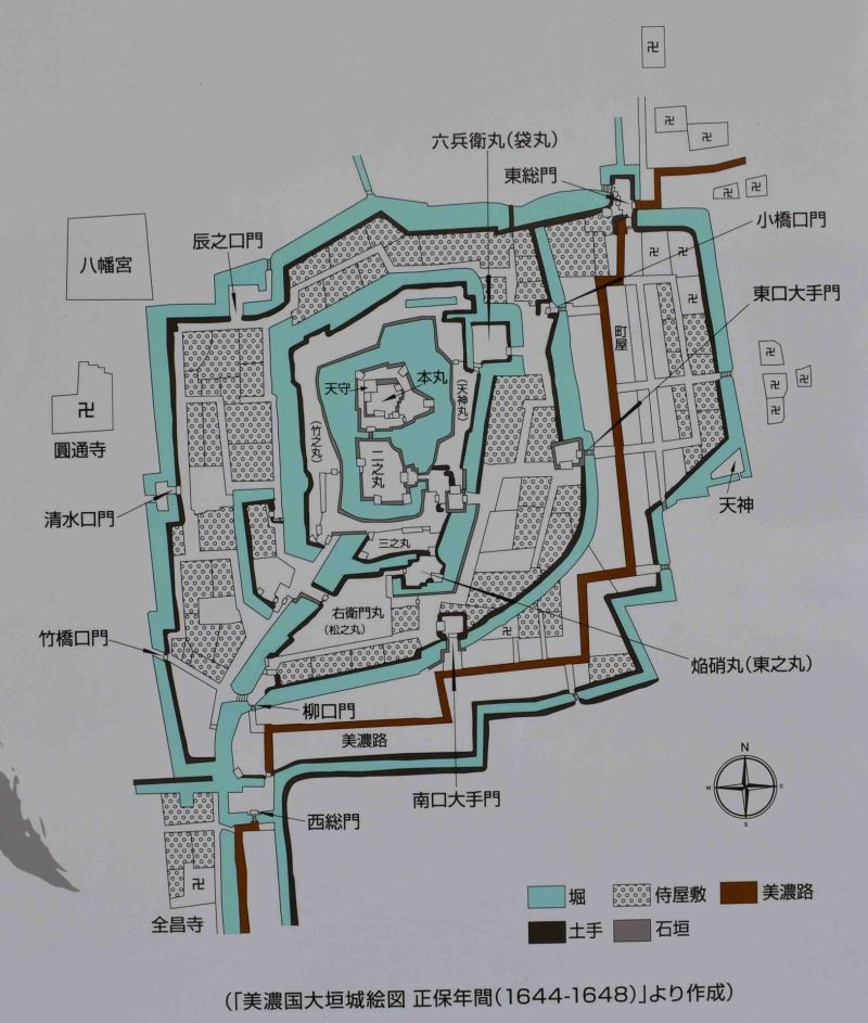 大垣城絵図