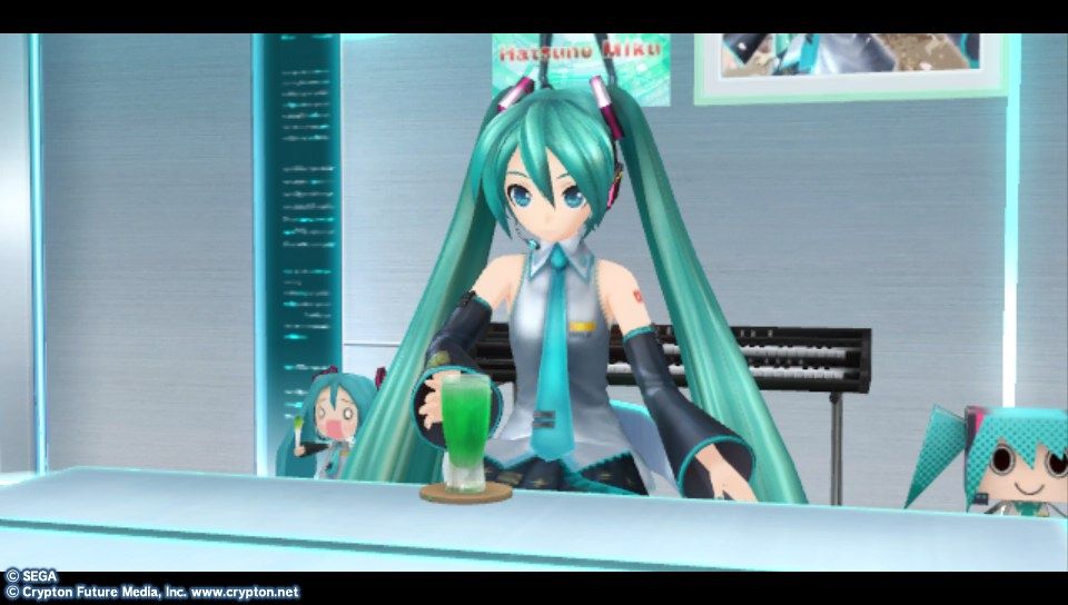 メロンソーダ買いました。
初音ミクと一緒に飲みます。