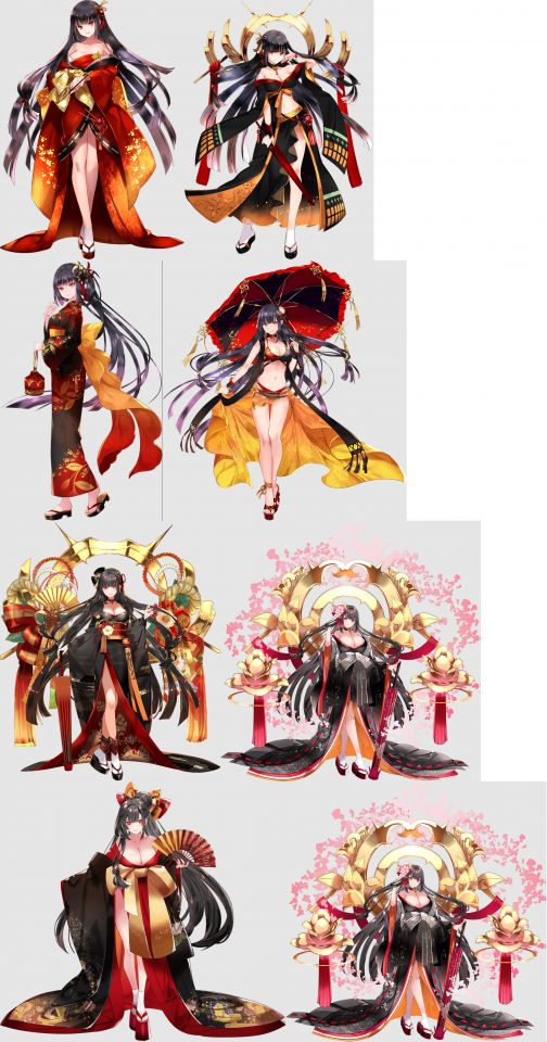 立花山城の立ち絵まとめ