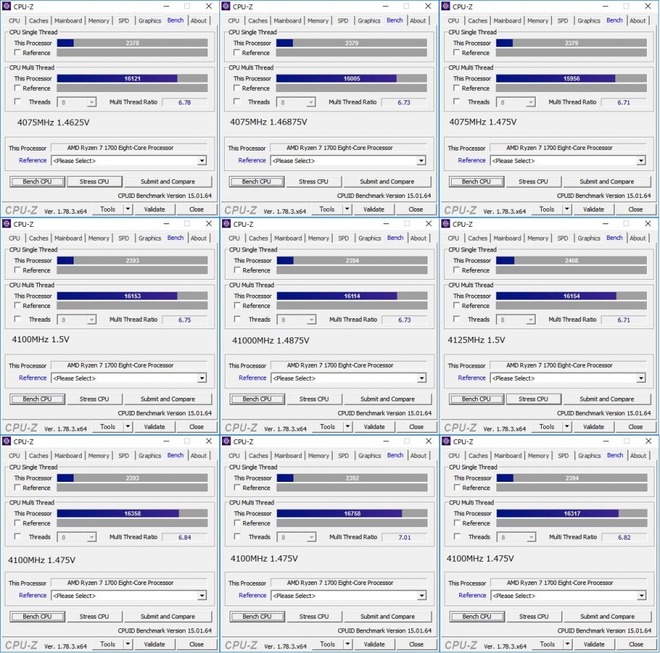 8C8Tしか試してないですが、Ryzenさんの設定が煮詰まらない。BIOS煮詰まって無い分条件が悪いだけだと思いたい。