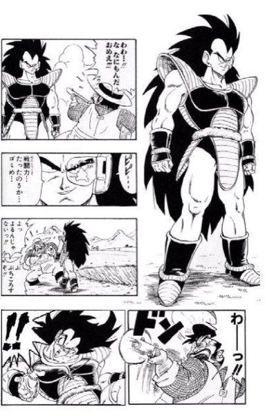 あのオジサンはサイヤ人のラディッツ倒したんだぞ！