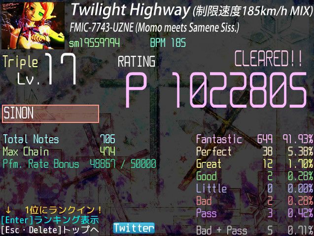 TwilightTripleまさかの102万