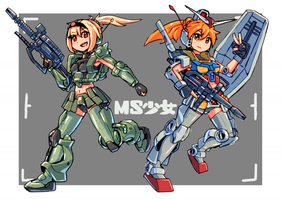 そーいうけどガンダムのMS戦やってる脇で女の子いていいの？