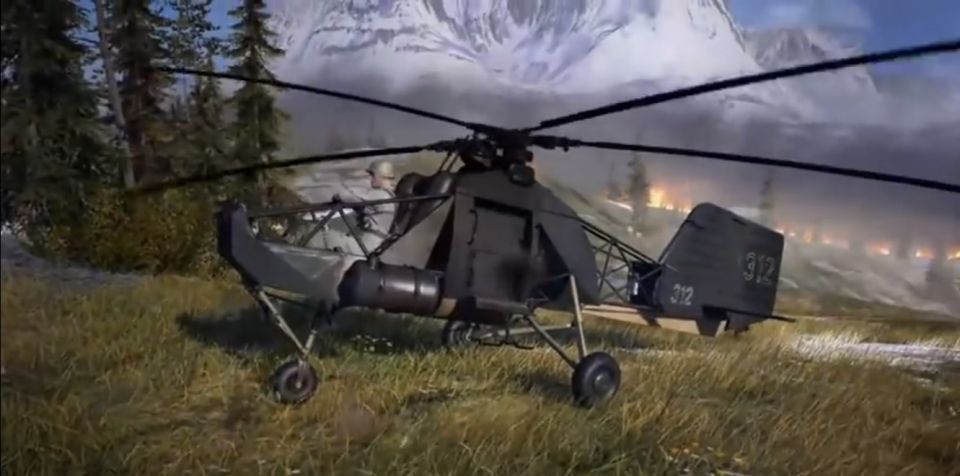 ファイアストームに登場する試作品のヘリコプターの名前、フレットナー FI 282 はドイツの「アントン・フレットナー」氏によって開発されたのだが愛称が「コリブリ」なんだな…w