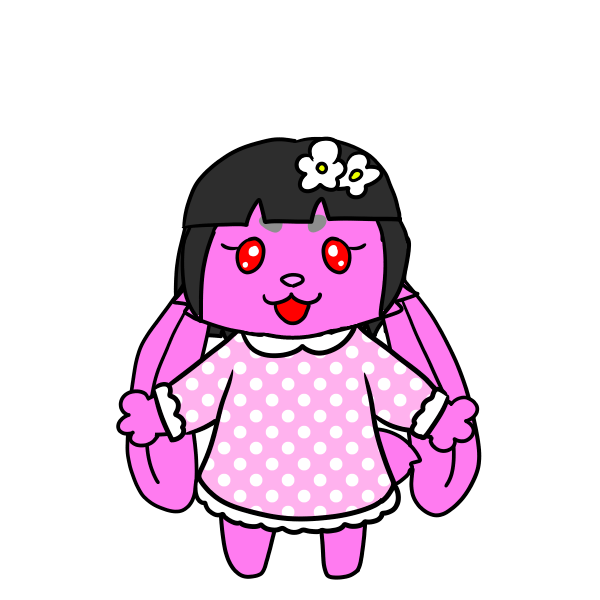 勇気へ、調布獣学園の新キャラを出した。名前はゆみこ。
