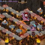 絢爛ひこにゃんとダノター置いたらほぼ終了。右のゴリラ処理したらあとはオートで全部死ぬ