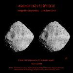 （´・ω・｀）みんな、ハヤブサ2号君がソロモンについたわよ。画像は立体視の画像よ。ちゃんと見れたら凹凸が良くわかるわよ。