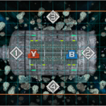 戦場MAP?でも判るレベルで両軍の戦艦拠点が下がってるな。ただ同じレベルで下がってるから正直戦艦の形状の問題の様な…ｗビックトレーとダブデの差の様な物