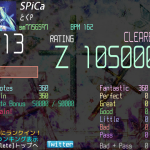 SPiCa Triple &color(Aqua){''All Fantastic！！！！''
};
''全国初達成！！！！''